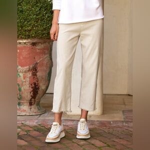 Frank & Eileen Kinsale Cement, Italian Performance Linen Chino Pants